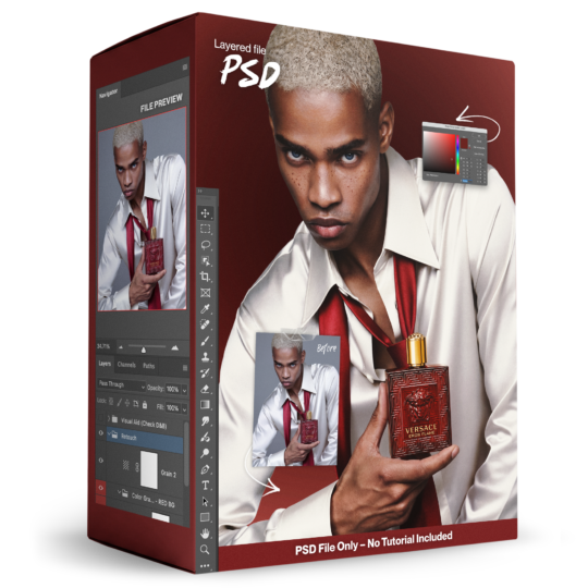 Fragrance Campaign — Layered PSD File
